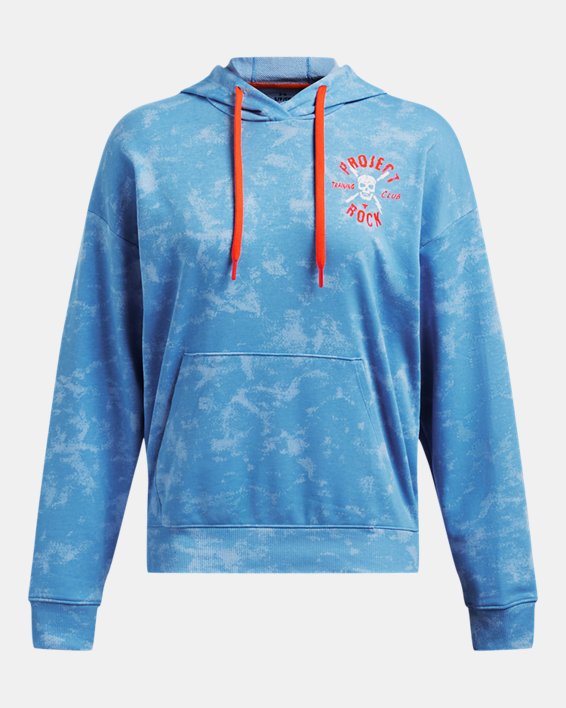 Sudadera con capucha Project Rock Terry Underground para mujer, Blue, pdpMainDesktop image number 2